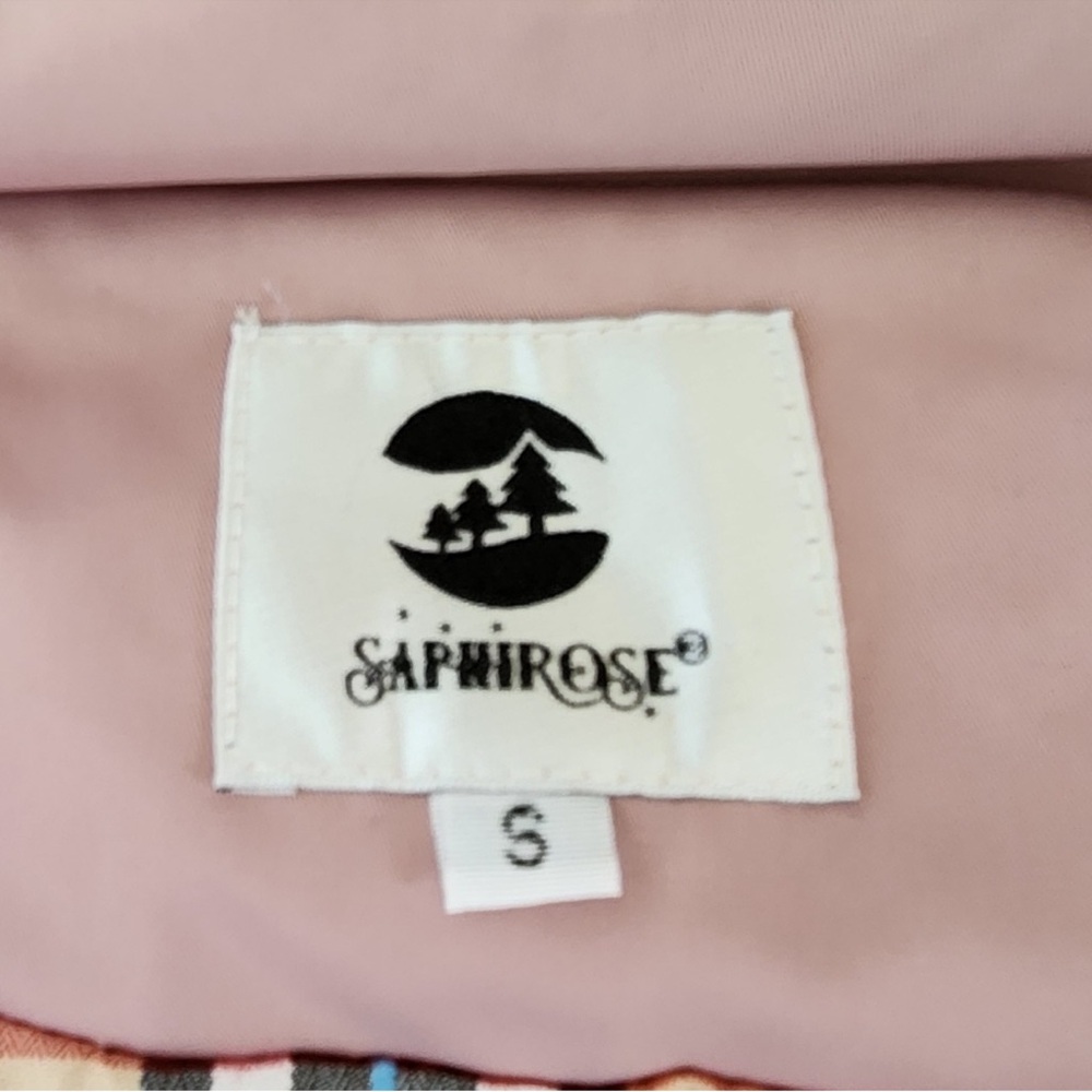 Two rain jackets. Women's Mauve Utility Jacket with Hood. - Picture 6 of 16